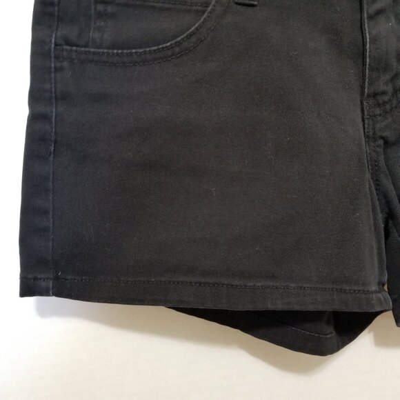BeBop shorts 3 black twill stretch basic low rise waist shortie classic Y2K - Picture 5 of 14